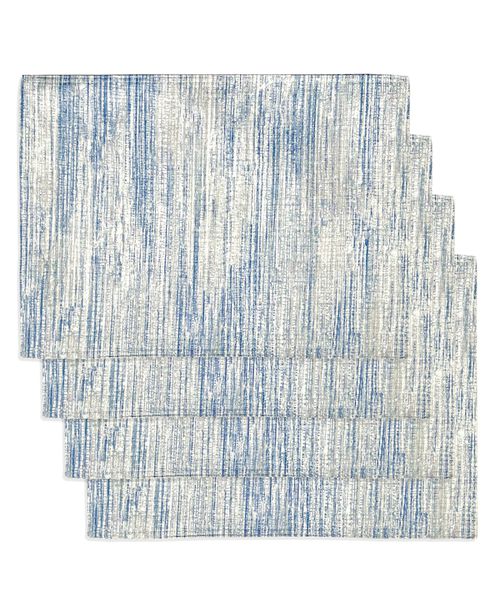 "Colorwave Weave Placemats 13"" x 18"", Set of 4 - Blue"