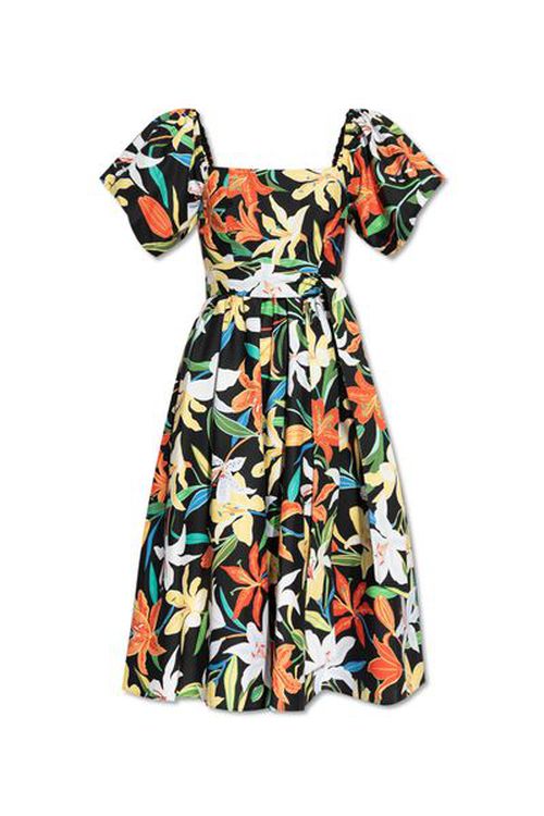 Kate Spade Floral Puff Sleeve Dress