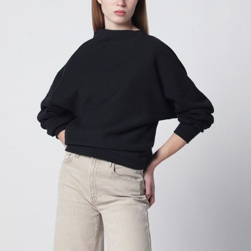 6397 Mudcoloured Draped Sweatshirt