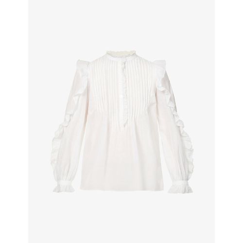 Womens Judo Timmy Tomboy Semi-sheer Cotton-blend top S