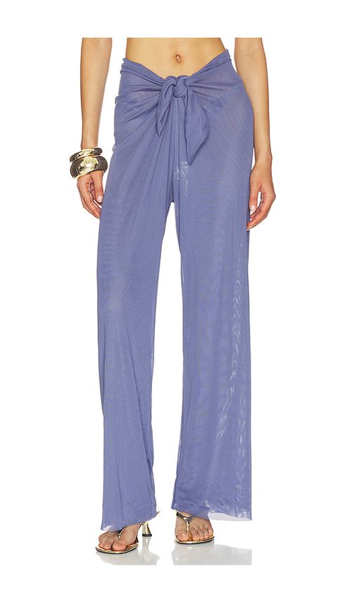 Vix Swimwear Pareo Pants in Blue. XS. Also in S, M