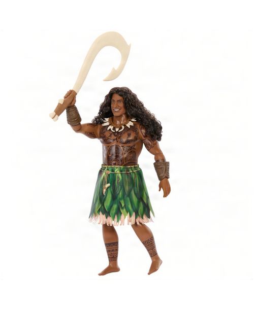 Moana & Maui Fashion Doll Set, Live-Action Movie Inspired, Removable Outfits with 4 Accessories, for Ages 3+