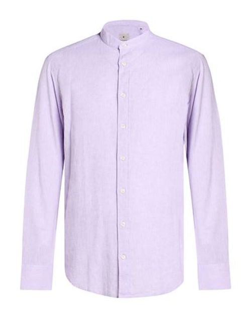 Man Shirt Lilac Size 15 ¾ Linen, Cotton