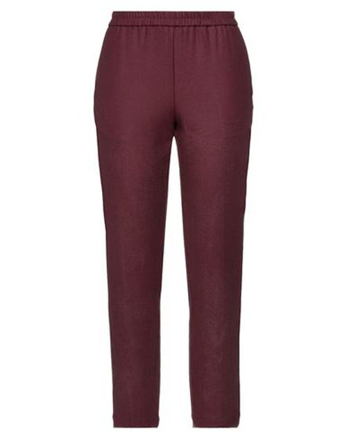 Momoní Woman Pants Burgundy Size 4 Virgin Wool, Elastane