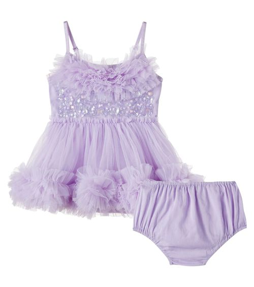 Baby Celestial Shine dress and bloomers set