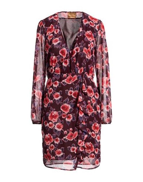 Woman Mini dress Plum Size 4 Polyester