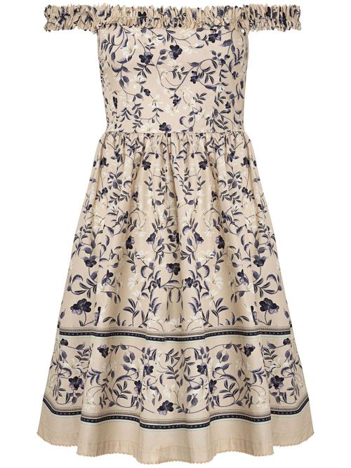 Achiote mini dress - Neutrals