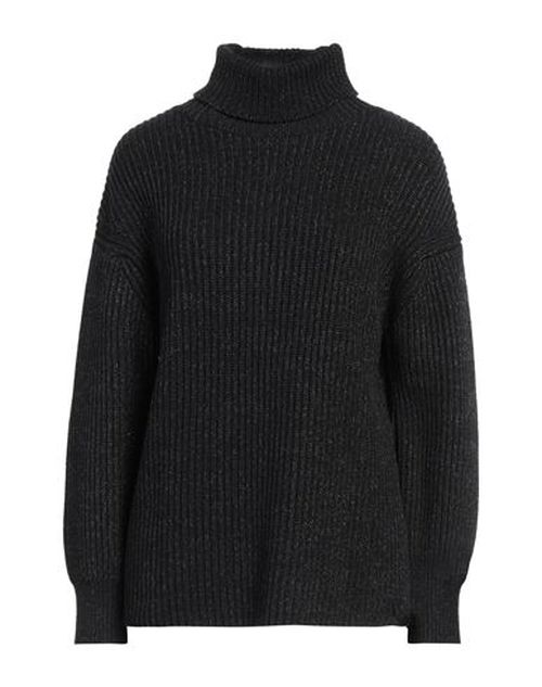 Replay Woman Turtleneck Black Size XS Cotton, Polyester