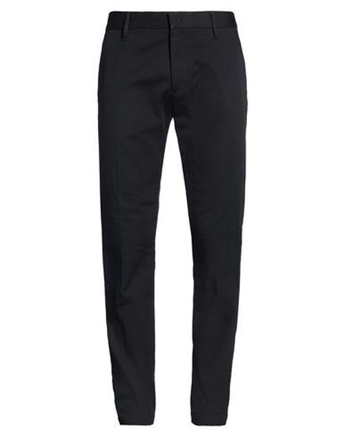 Man Pants Black Size 30 Cotton, Elastane