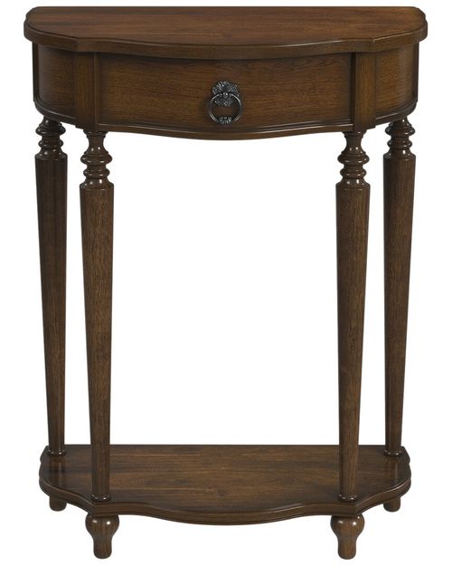Specialty Company Ashby Demilune Console Table With Storage