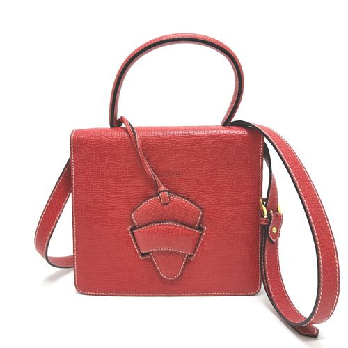 Loewe Red Leather Handbag Pre-Owned