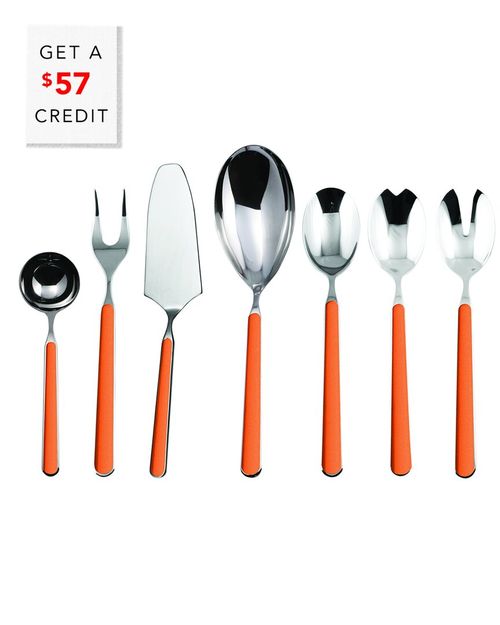 7Pc Flatware Set With $57 Credit