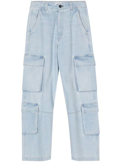 Delena straight-leg cargo jeans - Blue