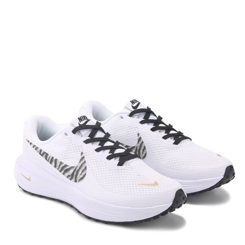 Women's Revolution 8 Running Shoes (White/Black/Metgold)