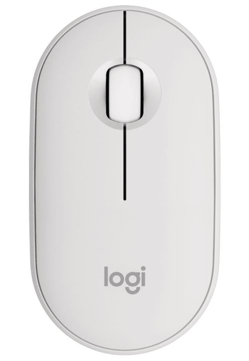 Pebble Mouse 2 Bluetooth Wireless Mouse in Tonal White