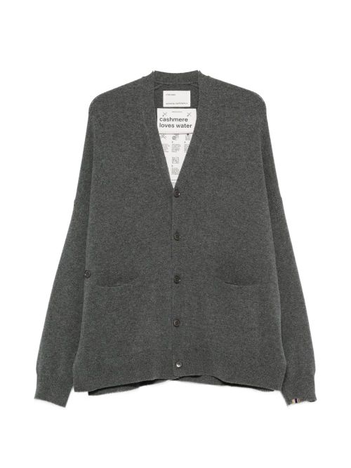 Cashmere Cardigan — Charcoal