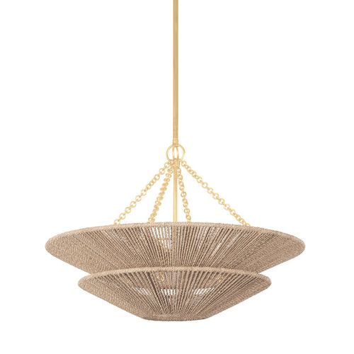 Gold Leaf Pendant from the Tropea Collection