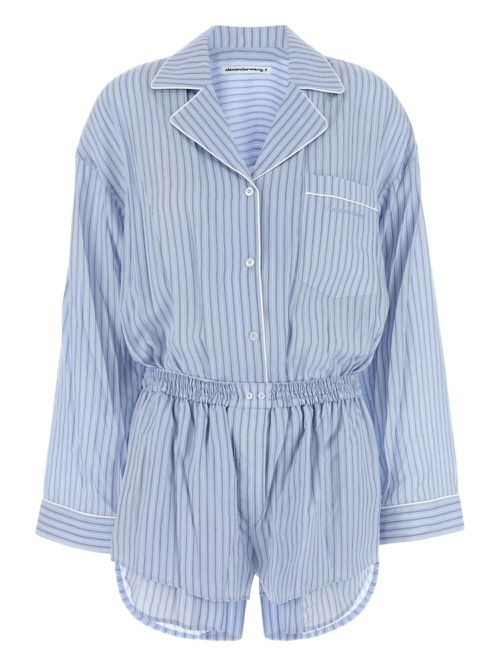 Striped jumpsuit - Blue