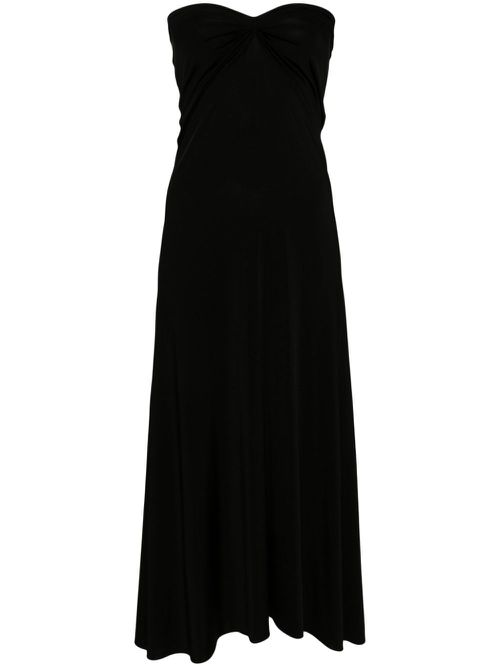 Strapless maxi dress - Black