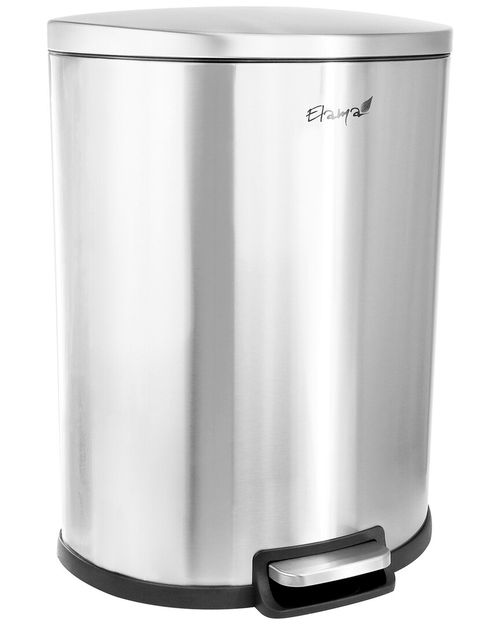 50L Half Circle Stainless Steel Step Trash Bin