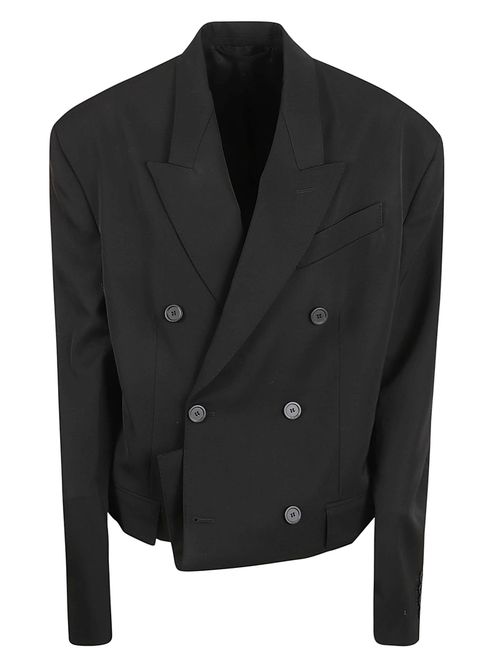 Double-breast Folded Blazer