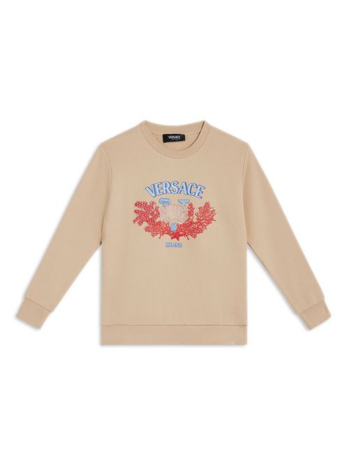 Logo-print cotton T-shirt - Neutrals