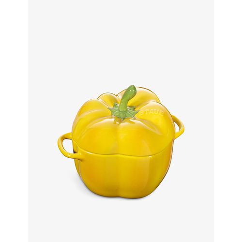 Yellow Pepper Cast-iron and Enamel Cocotte 11cm