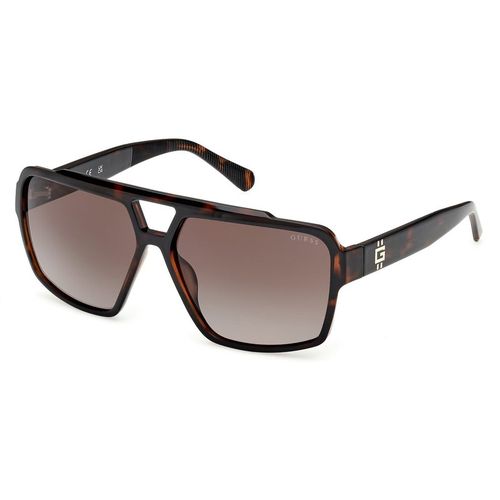 Guess Hombre Guess GU00223 52F Gafas de sol Inyectado la Habana Marrón Cuadrada Norma