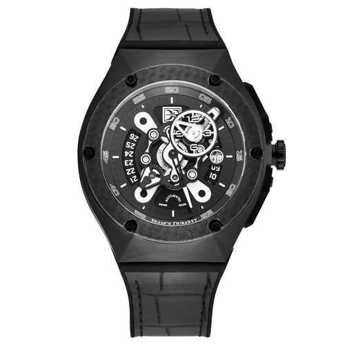 Crazy Wheel Automatic Black Dial Mens Watch CW