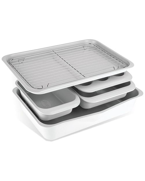 6pc Nonstick Ceramic Stackable Bakeware Set