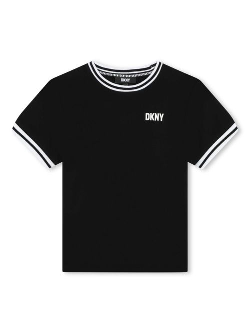 Logo-print organic-cotton T-shirt - Black