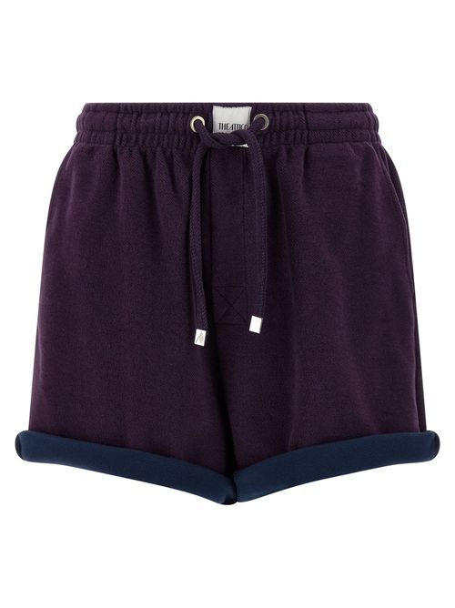 Double Fleece Bermuda Shorts — Purple