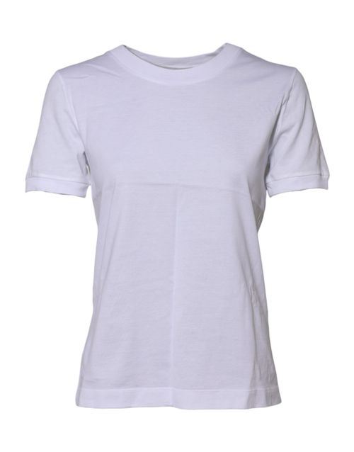 Cotton Round Neck T-Shirt — White