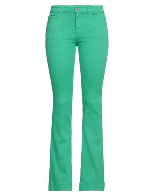 Woman Jeans Green Size 31 Cotton, Elastomultiester, Elastane