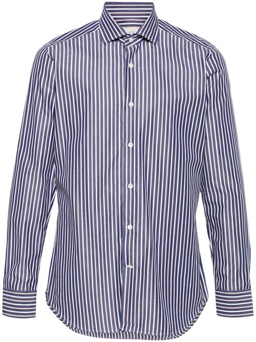 Striped cotton shirt - Blue
