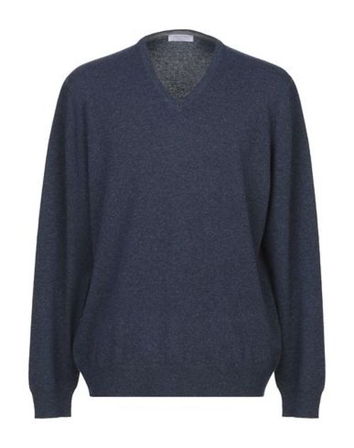Man Sweater Blue Size 48 Virgin Wool, Cashmere, Viscose
