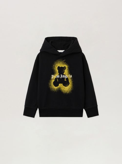 Pa Spray Bear Reg.hoodie Kids  Black
