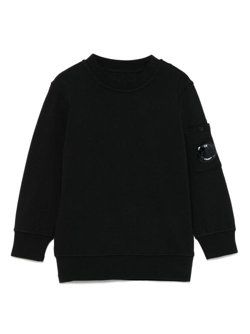 C.P. Company Kids Lens-detail sweatshirt - Black