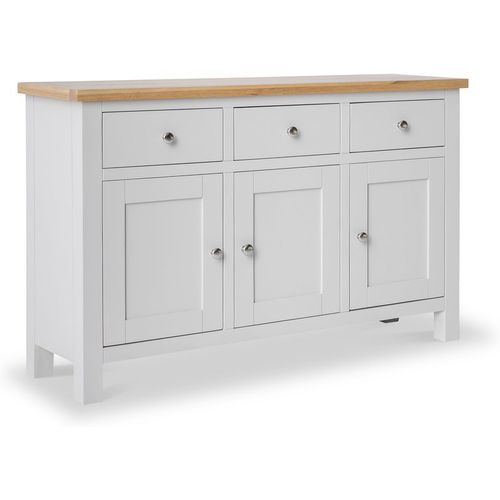 Farro Large Sideboard | Oak Top | Fully Assembled | Roseland