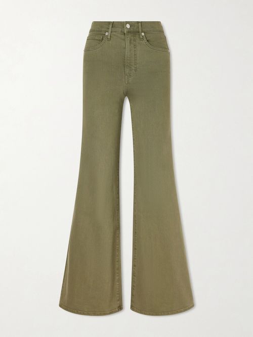 Joplin High-rise Flared Jeans - Green