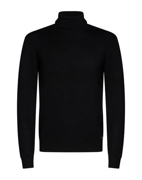 Man Turtleneck Black Size M Viscose, Nylon, Acrylic, Cashmere
