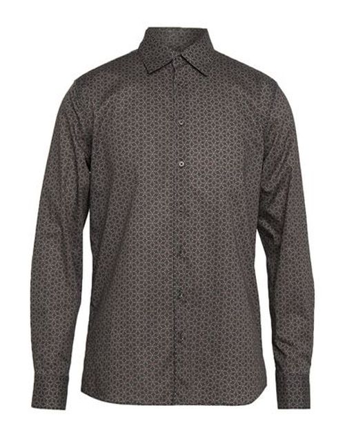 Man Shirt Charcoal Size S Cotton, Elastane