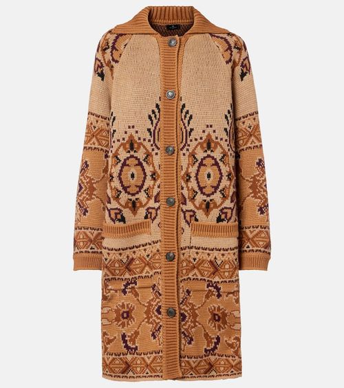 Wool-blend cardigan