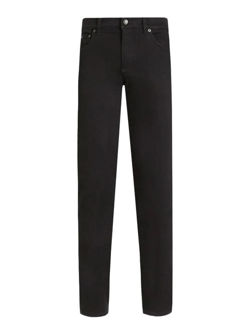 Slim-Fit Stretch Cotton Jeans