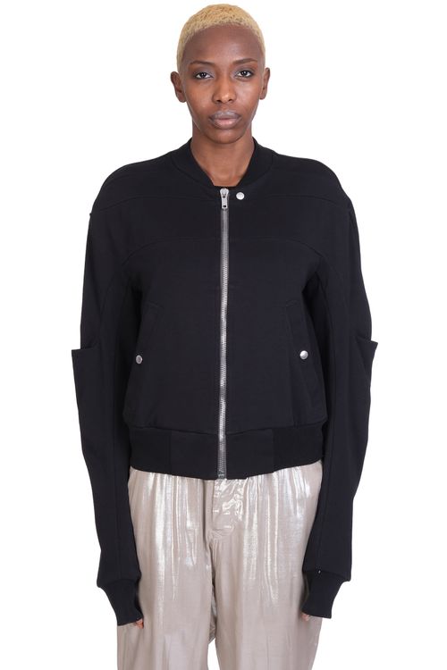 Bomber In Black Leather