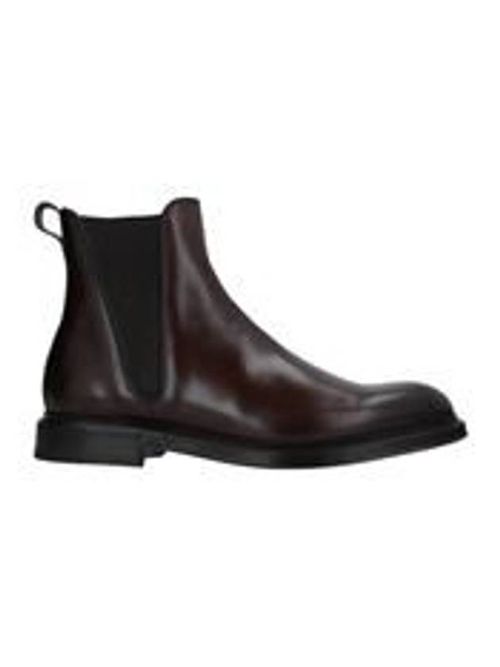Man Ankle boots Dark brown