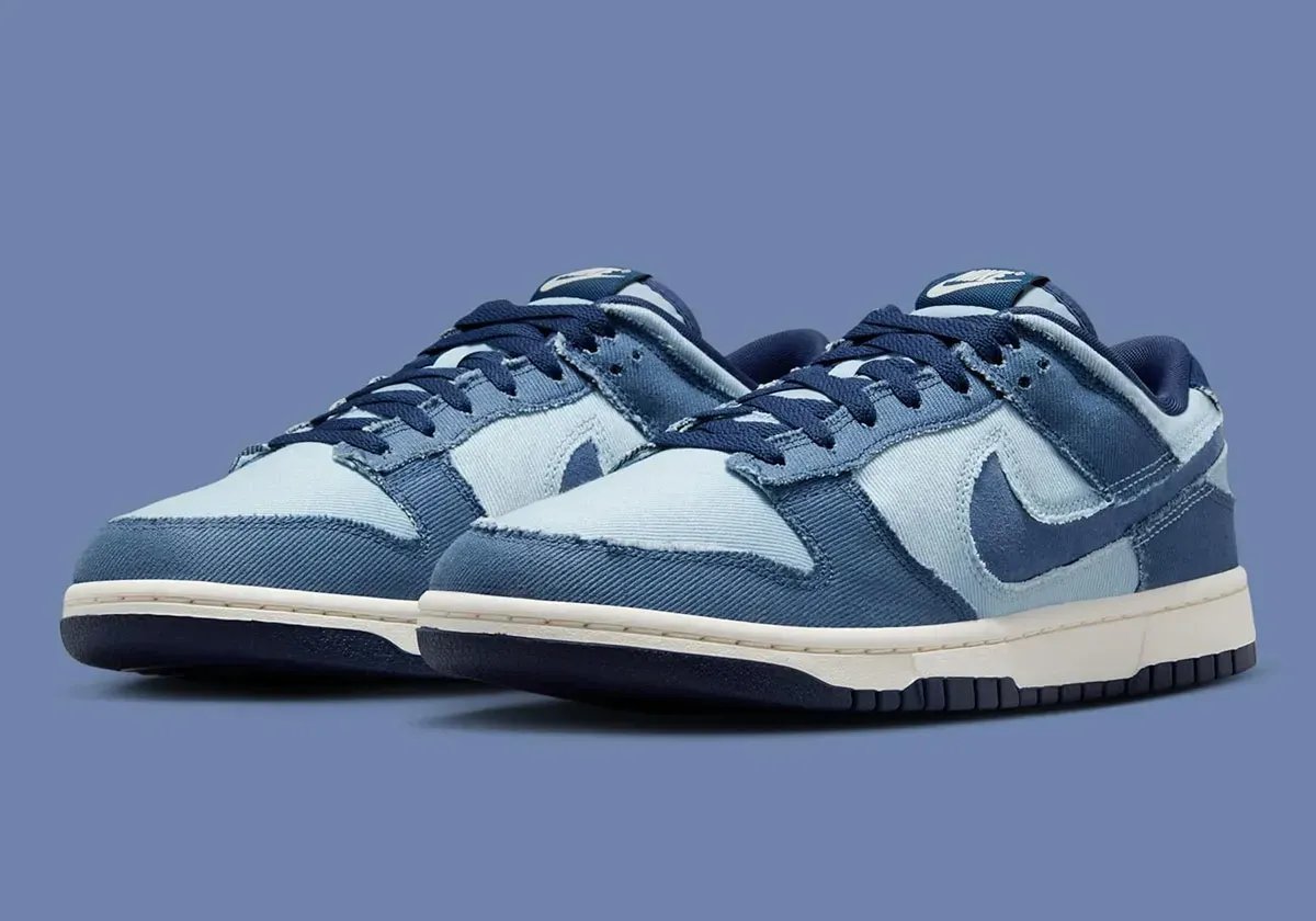 Nike Dunk Low Denim “Light Armory Blue” Brings Vintage Jean Vibes to Spring 2025