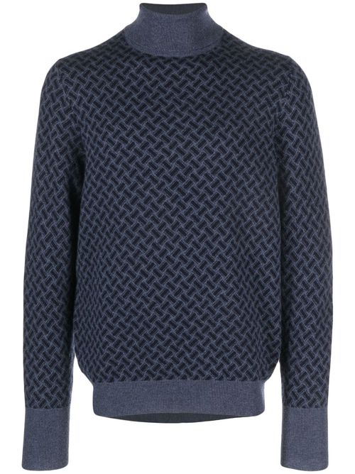 Biscottino cashmere jumper - Blue