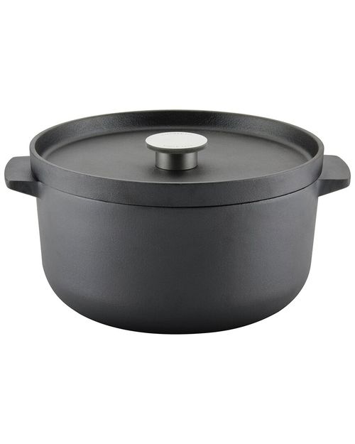Seasoned Cast Iron Induction Dutch Oven Casserole