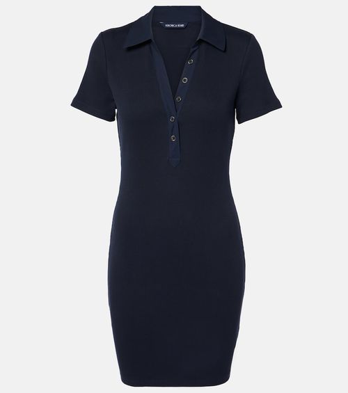Bailey cotton-blend polo dress
